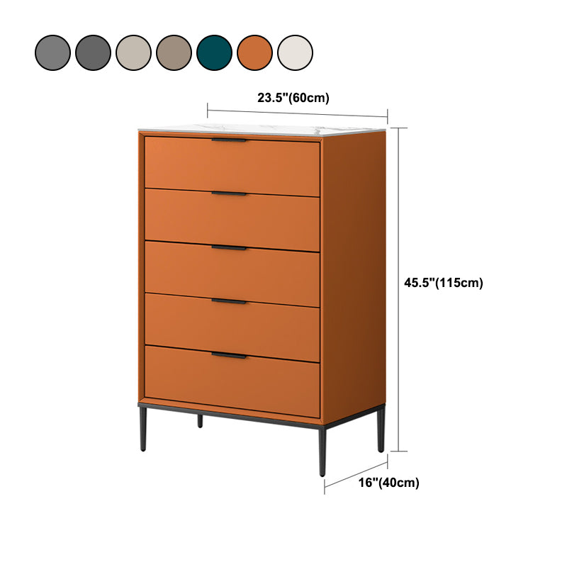 Moderne accentkist met zachte close -laden 15,74 "brede dennenkist