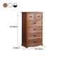 Solid Wood Accent Chest with Drawers 11.81" Wide Rectangle Chest