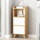9.84" Wide Accent Cabinet Rectangle Contemporary Wooden Storage Cabinet