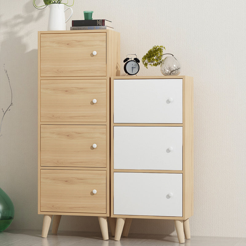 9.44" Wide Storage Cabinet with Doors Contemporary Wooden Accent Cabinet Clearhalo 'Cabinets & Chests' 'cabinets_chests' 'furn' 'furn_cabinets_chests' 'Furniture' 'Living Room Furniture' 5682823