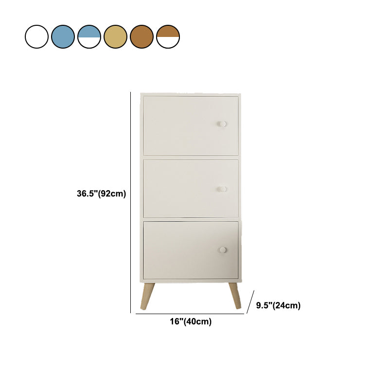 9.44" Wide Storage Cabinet with Doors Contemporary Wooden Accent Cabinet Clearhalo 'Cabinets & Chests' 'cabinets_chests' 'furn' 'furn_cabinets_chests' 'Furniture' 'Living Room Furniture' 5682834