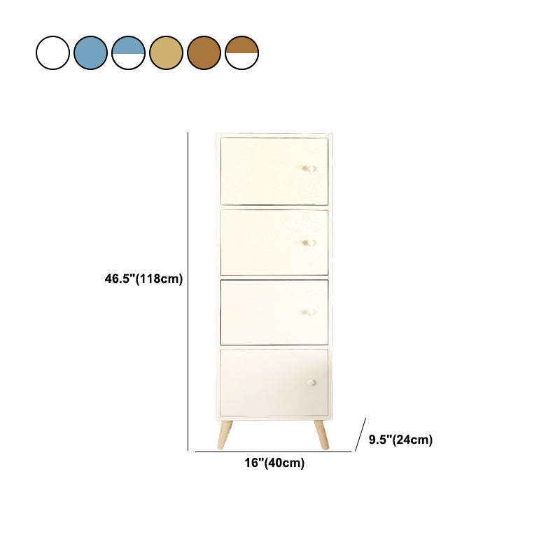 9.44" Wide Storage Cabinet with Doors Contemporary Wooden Accent Cabinet Clearhalo 'Cabinets & Chests' 'cabinets_chests' 'furn' 'furn_cabinets_chests' 'Furniture' 'Living Room Furniture' 5682835