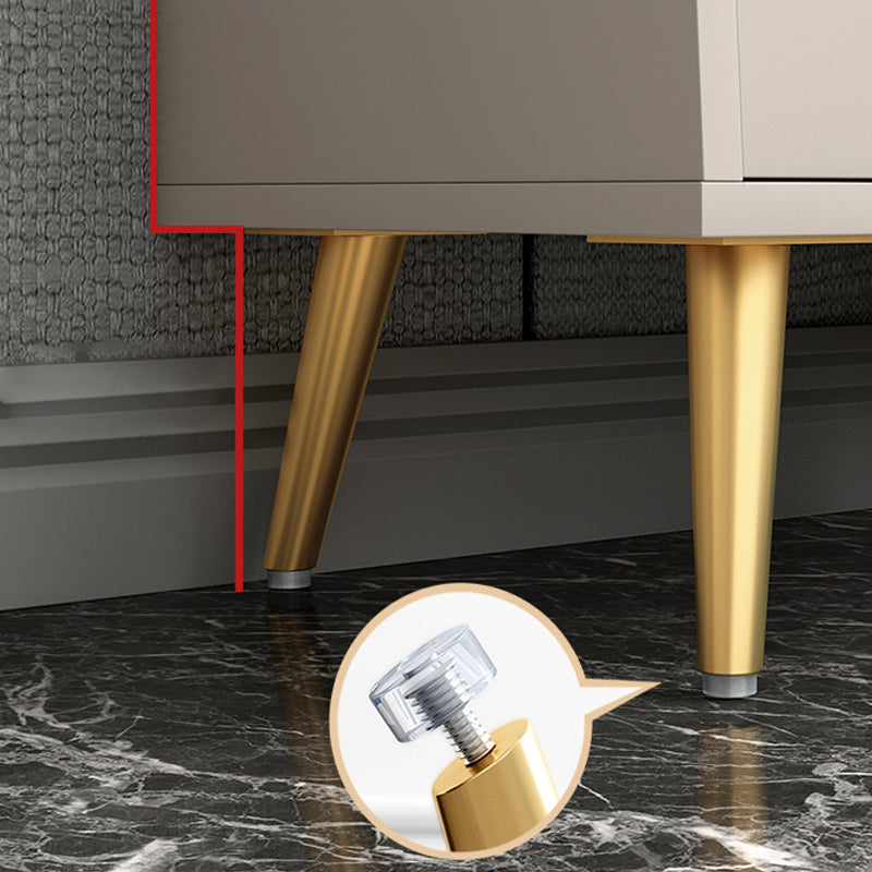 23,62 "Bois de large et métal 1 - armoire d'accent de porte, 2 - armoire d'accent tiroir - bois