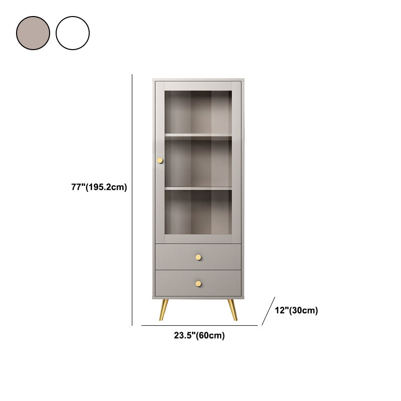 23,62 "Bois de large et métal 1 - armoire d'accent de porte, 2 - armoire d'accent tiroir - bois