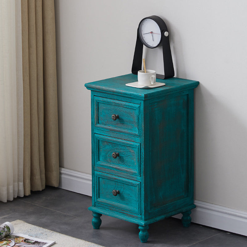 Cassa di accento in legno massiccio con cassetti rettangolo di 13,77 ".