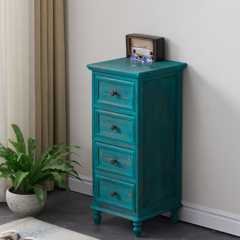 Cassa di accento in legno massiccio con cassetti rettangolo di 13,77 ".