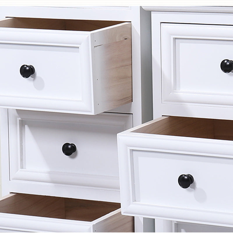 Cassa di accento in legno massiccio con cassetti rettangolo di 13,77 ".