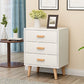 Wood Accent Chest with Straight Legs Rectangle 15.74" Wide Chest 3 White Clearhalo 'Cabinets & Chests' 'cabinets_chests' 'furn' 'furn_cabinets_chests' 'Furniture' 'Living Room Furniture' 5682931