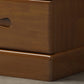 Rubberwood Accent Chest with1 - Door and Drawer, Bar Pulls Chest Clearhalo 'Cabinets & Chests' 'cabinets_chests' 'furn' 'furn_cabinets_chests' 'Furniture' 'Living Room Furniture' 5682949