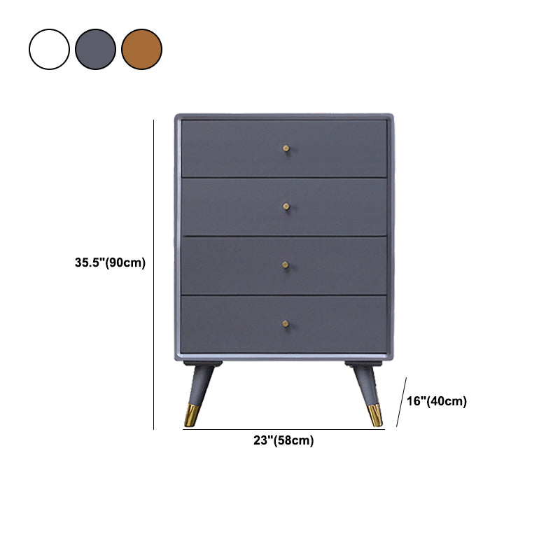 Solid Wood Accent Chest Modern 15.74" Wide Rectangle Chest with Drawers