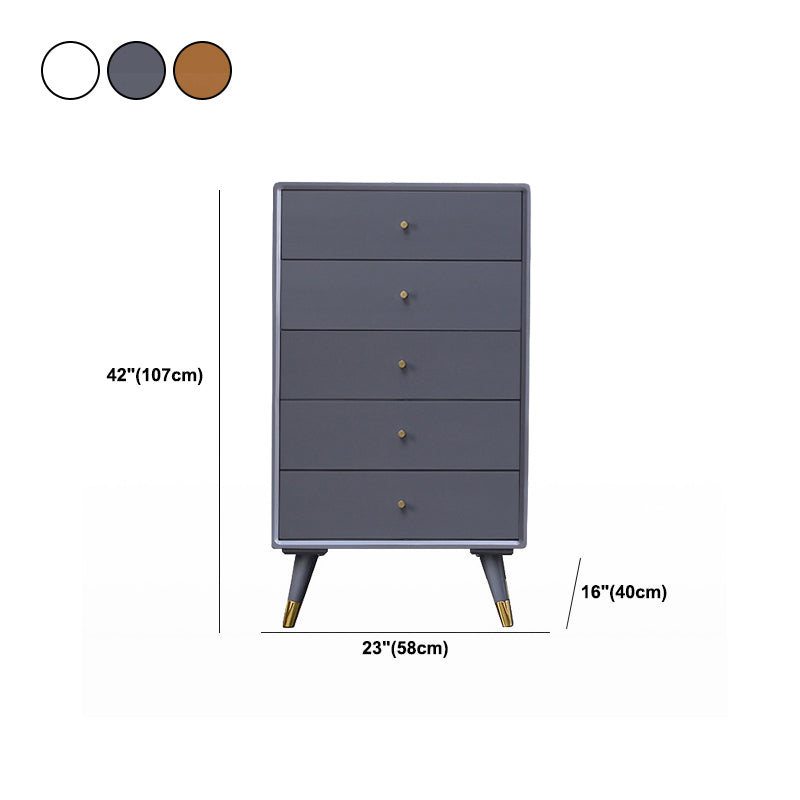 Solid Wood Accent Chest Modern 15.74" Wide Rectangle Chest with Drawers