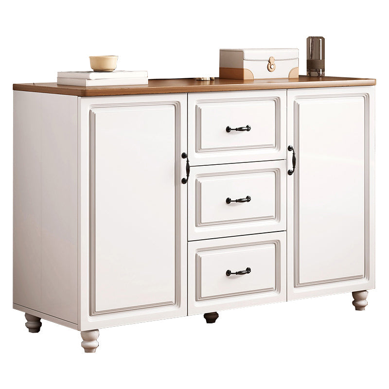 Wood Accent Cabinet with Drawers 14.96" Wide Modern Standard Side Cabinet Clearhalo 'Cabinets & Chests' 'cabinets_chests' 'furn' 'furn_cabinets_chests' 'Furniture' 'Living Room Furniture' 5682981