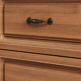 Wood Accent Cabinet with Drawers 14.96" Wide Modern Standard Side Cabinet Clearhalo 'Cabinets & Chests' 'cabinets_chests' 'furn' 'furn_cabinets_chests' 'Furniture' 'Living Room Furniture' 5682983