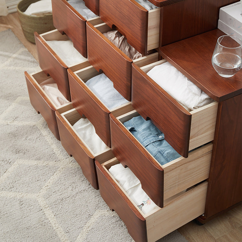 柔らかい近くの引き出しが付いたモダンな標準アクセント胸木製の胸