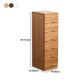 44.09 "H MODICHE MODIDE MODIDE SOLID WOOD ACCENT BESTE met 6 laden