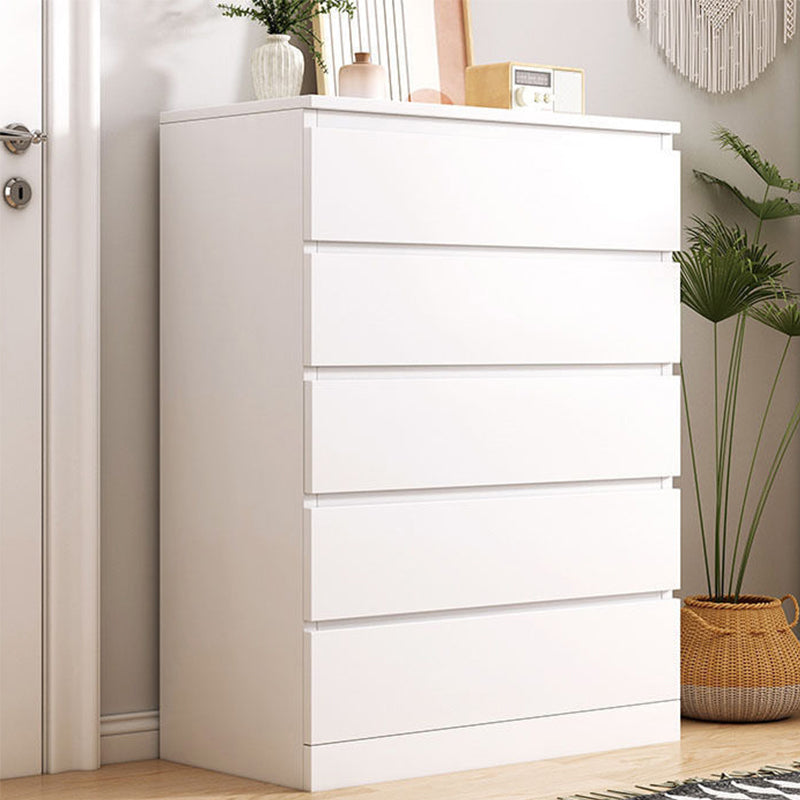 15.74" Wide Modern Wood Accent Chest Rectangle Chest with Drawers 24"L x 16"W x 43"H White 5 Clearhalo 'Cabinets & Chests' 'cabinets_chests' 'furn' 'furn_cabinets_chests' 'Furniture' 'Living Room Furniture' 5683163
