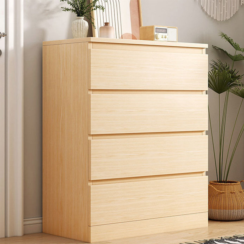 15.74" Wide Modern Wood Accent Chest Rectangle Chest with Drawers 24"L x 16"W x 35"H Natural 4 Clearhalo 'Cabinets & Chests' 'cabinets_chests' 'furn' 'furn_cabinets_chests' 'Furniture' 'Living Room Furniture' 5683169