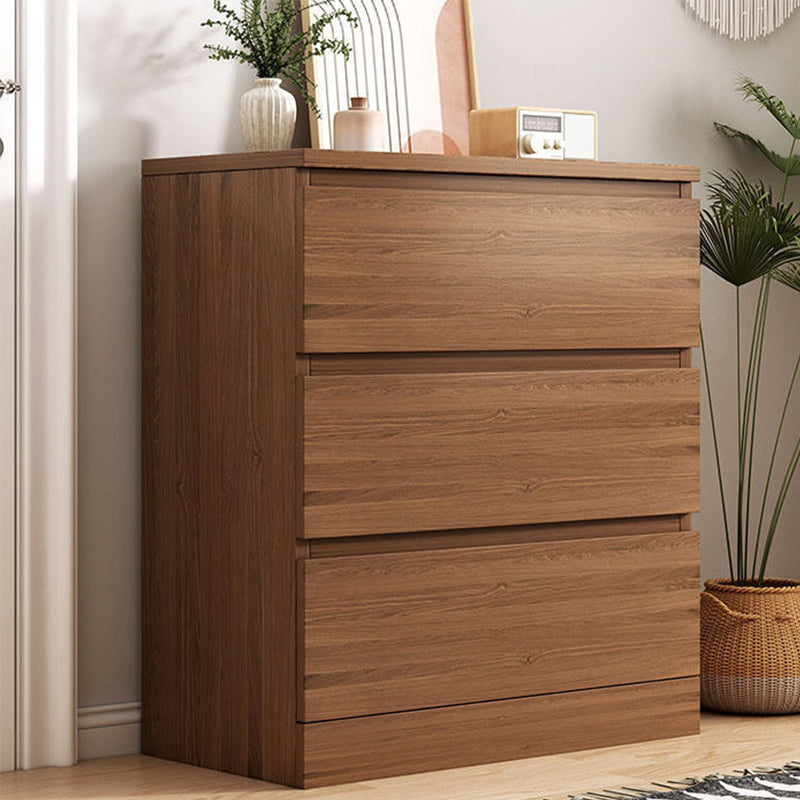 15.74" Wide Modern Wood Accent Chest Rectangle Chest with Drawers 24"L x 16"W x 28"H Walnut 3 Clearhalo 'Cabinets & Chests' 'cabinets_chests' 'furn' 'furn_cabinets_chests' 'Furniture' 'Living Room Furniture' 5683175