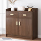 Wood Accent Cabinet with Drawer Contemporary Rectangle Side Cabinet Clearhalo 'Cabinets & Chests' 'cabinets_chests' 'furn' 'furn_cabinets_chests' 'Furniture' 'Living Room Furniture' 5683199