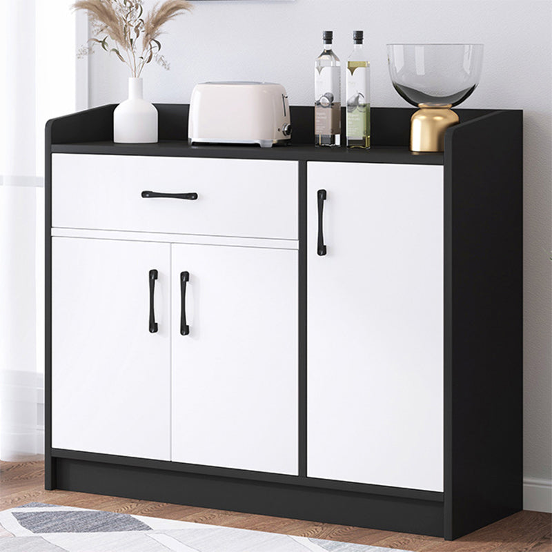 Wood Accent Cabinet with Drawer Contemporary Rectangle Side Cabinet Clearhalo 'Cabinets & Chests' 'cabinets_chests' 'furn' 'furn_cabinets_chests' 'Furniture' 'Living Room Furniture' 5683203