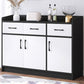 Wood Accent Cabinet with Drawer Contemporary Rectangle Side Cabinet Clearhalo 'Cabinets & Chests' 'cabinets_chests' 'furn' 'furn_cabinets_chests' 'Furniture' 'Living Room Furniture' 5683204