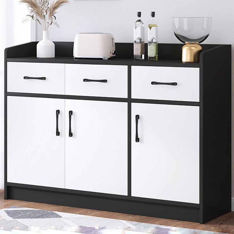 Wood Accent Cabinet with Drawer Contemporary Rectangle Side Cabinet Clearhalo 'Cabinets & Chests' 'cabinets_chests' 'furn' 'furn_cabinets_chests' 'Furniture' 'Living Room Furniture' 5683204