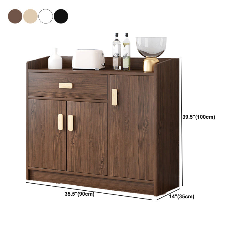 Wood Accent Cabinet with Drawer Contemporary Rectangle Side Cabinet Clearhalo 'Cabinets & Chests' 'cabinets_chests' 'furn' 'furn_cabinets_chests' 'Furniture' 'Living Room Furniture' 5683207