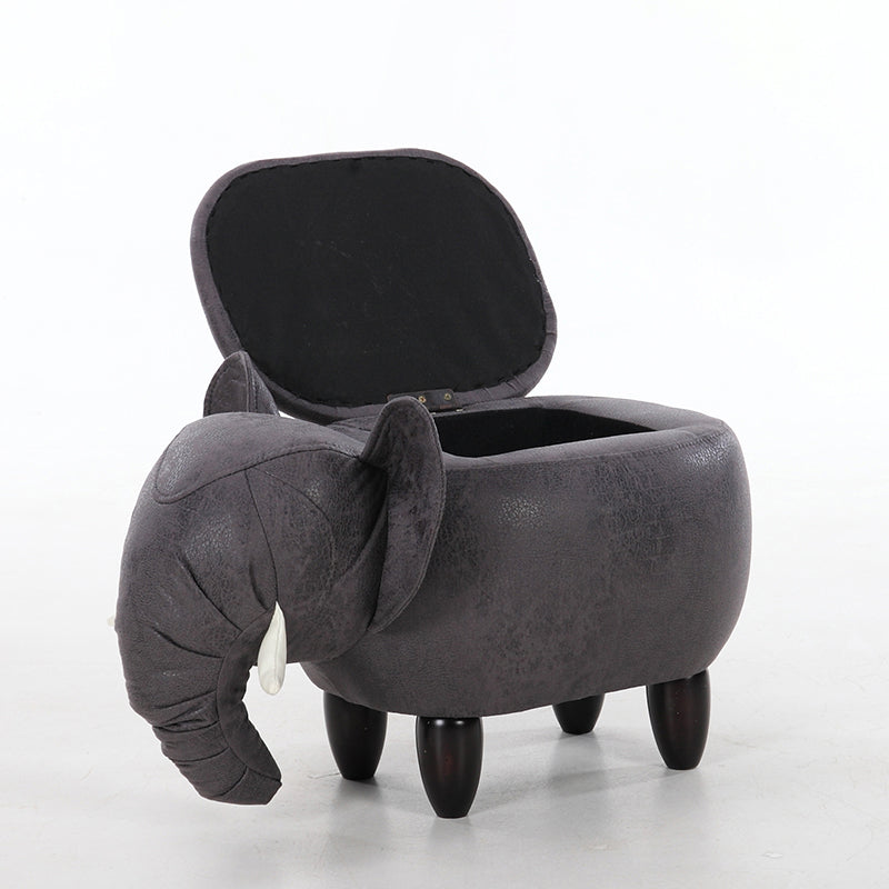 コンテンポラリーフェイクレザー布張りのオスマンスペシャリティシェイププーフ