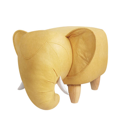 Contemporáneo de cuero de imitación tapizada otomana de otomana de forma especialidad Pouf