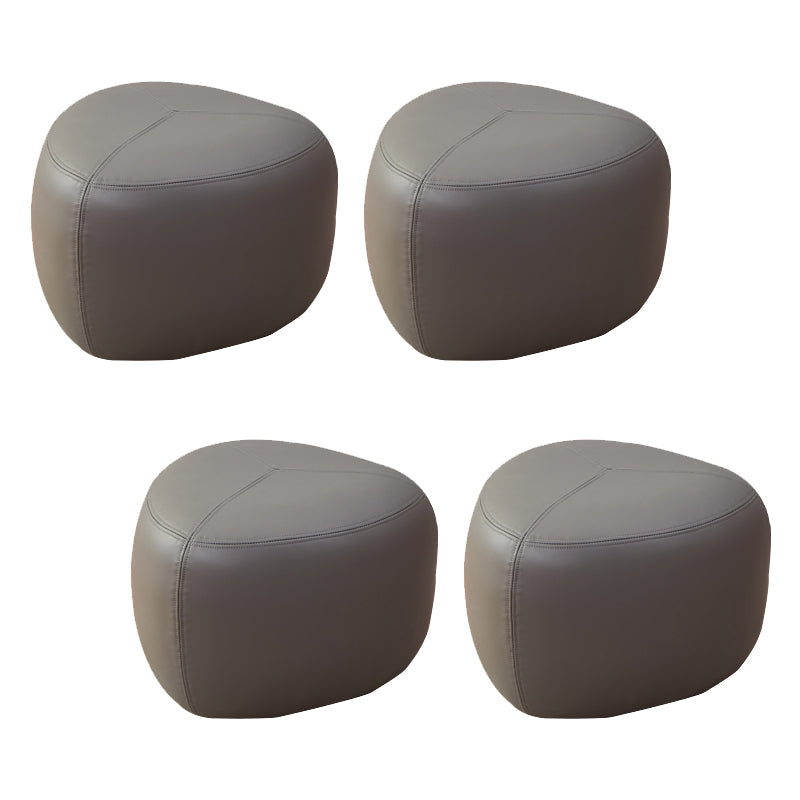 Specialità resistente alla uscita Ottoman Ottoman Contemporanea Funce in pelle POUF