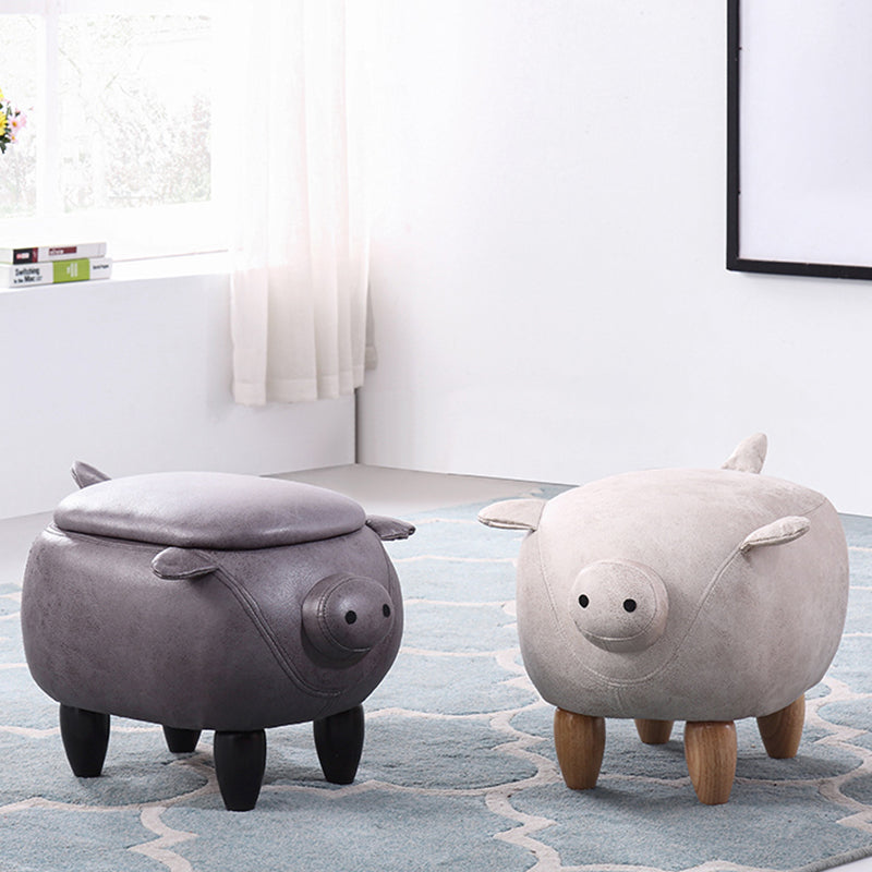 Hedendaagse standaard Ottomaanse specialiteit faux leer gestoffeerd pouf