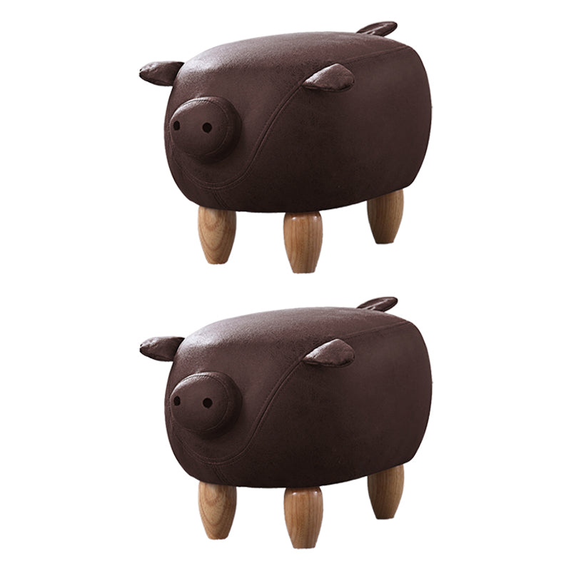 Hedendaagse standaard Ottomaanse specialiteit faux leer gestoffeerd pouf