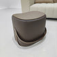Contemporary Faux Leather Upholstered Ottoman Rectangle Standard Brown 1 Piece Clearhalo 'furn' 'furn_ottomans_poufs' 'Furniture' 'Living Room Furniture' 'Ottomans & Poufs' 'ottomans_poufs' 5683624