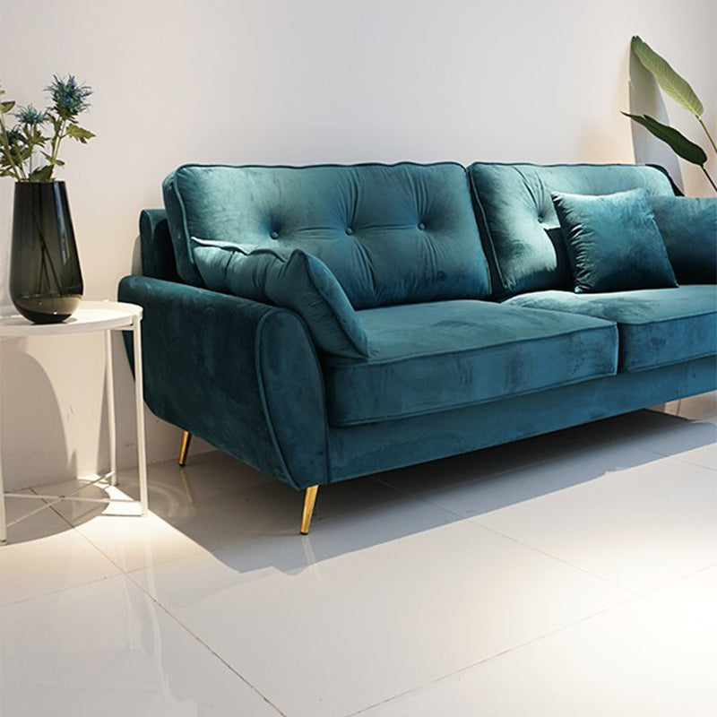 Contemporary Standard Sofa 35.43" Wide Flared Arm Sofa for Living Room