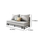 30.70" Wide Linen Armless Sofa Contemporary Convertible Sofa Bed