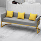 Tuxedo Arm Sofa 24.40" W x 29.52" H Velvet Sofa Standard Sofa 71"L x 24"W x 29.5"H Gray Clearhalo 'furn' 'furn_sofas' 'Furniture' 'Living Room Furniture' 'Sofa' 'sofas' 5683930