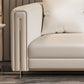 33.46 "Sofá estándar blancos de brazo de esmoquin de 33.46" para sala de estar para sala de estar