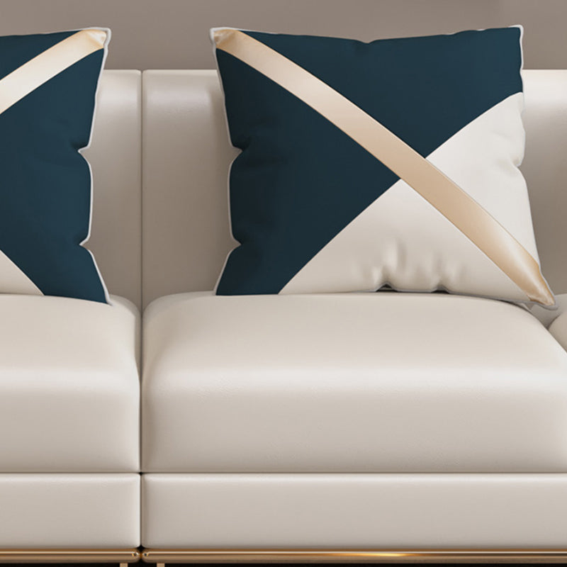 33.46 "Sofá estándar blancos de brazo de esmoquin de 33.46" para sala de estar para sala de estar