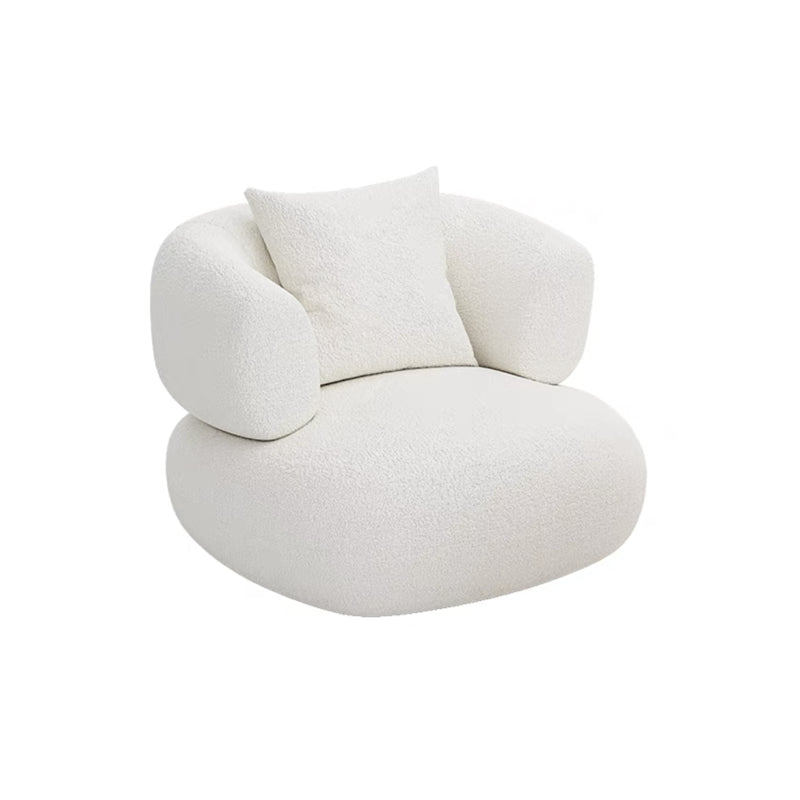 Wool Recessed Arm Sofa Contemporary Standard Sofa for Living Room 35"L x 29.5"W x 24"H Clearhalo 'furn' 'furn_sofas' 'Furniture' 'Living Room Furniture' 'Sofa' 'sofas' 5683999