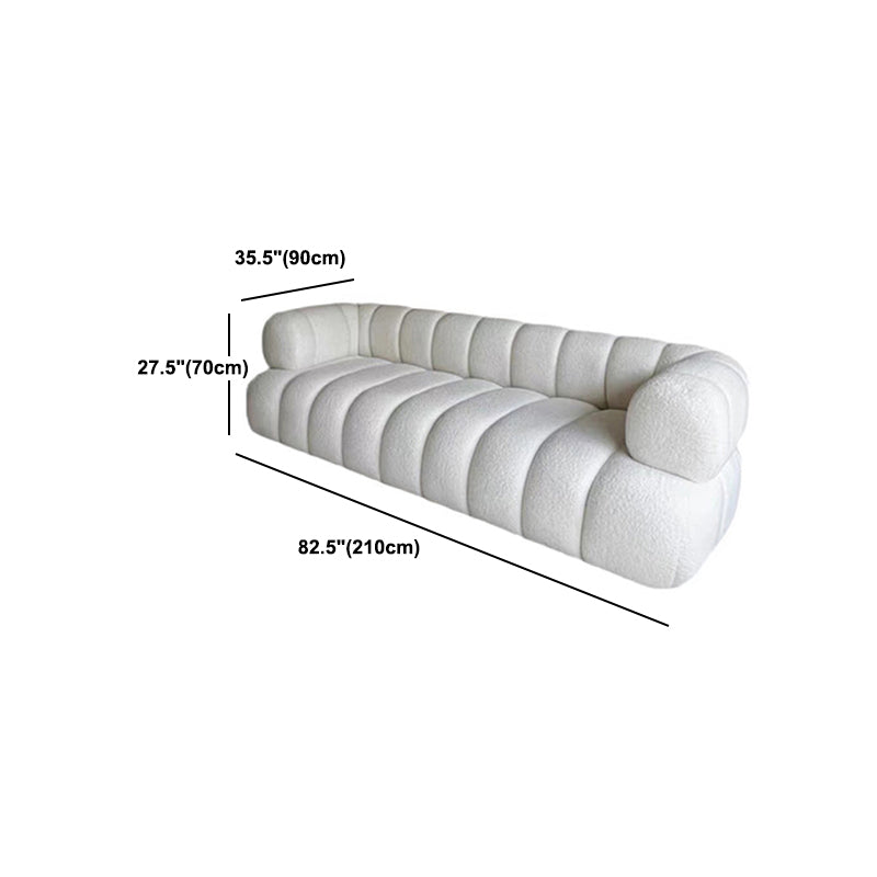 Wool Recessed Arm Sofa Contemporary Standard Sofa for Living Room Clearhalo 'furn' 'furn_sofas' 'Furniture' 'Living Room Furniture' 'Sofa' 'sofas' 5684002