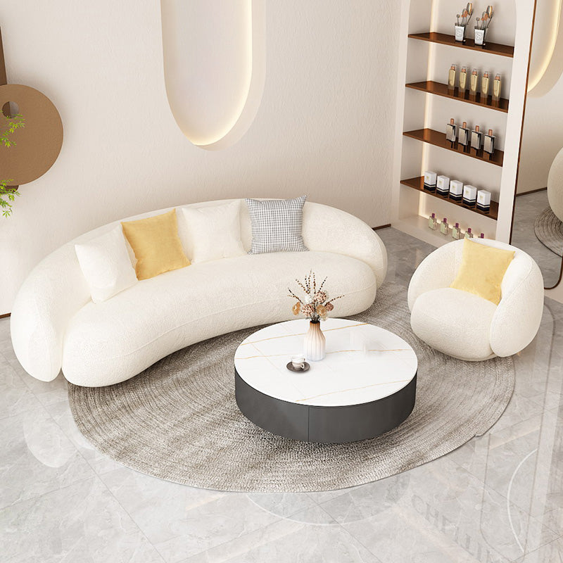 Contemporary Curved Sofa with Tight Back and Tuxedo Back for Living Room Clearhalo 'furn' 'furn_sofas' 'Furniture' 'Living Room Furniture' 'Sofa' 'sofas' 5684039