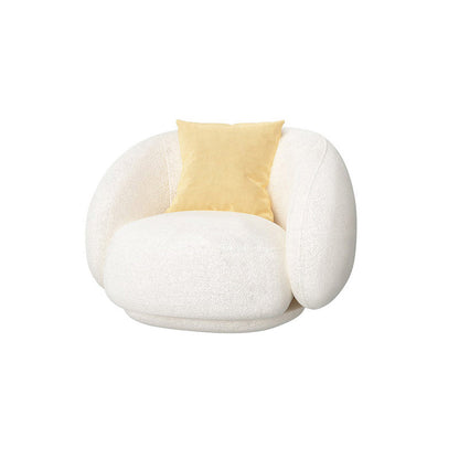 Contemporary Curved Sofa with Tight Back and Tuxedo Back for Living Room 35"L x 29.5"W x 24"H Off-White Clearhalo 'furn' 'furn_sofas' 'Furniture' 'Living Room Furniture' 'Sofa' 'sofas' 5684048