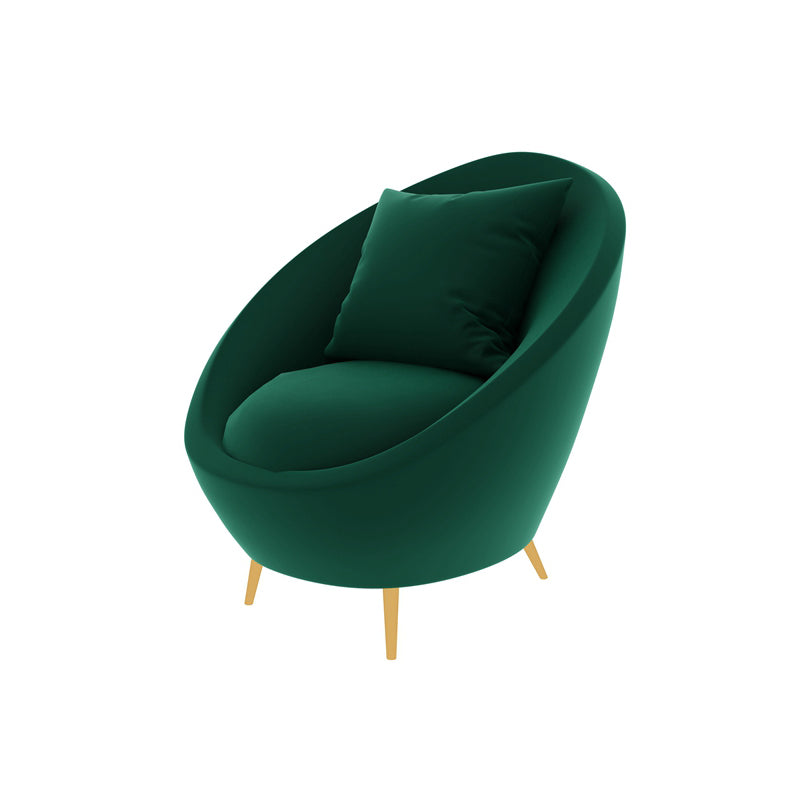 Divano curvo contemporaneo con braccio inclinata e schiena stretta per l'appartamento