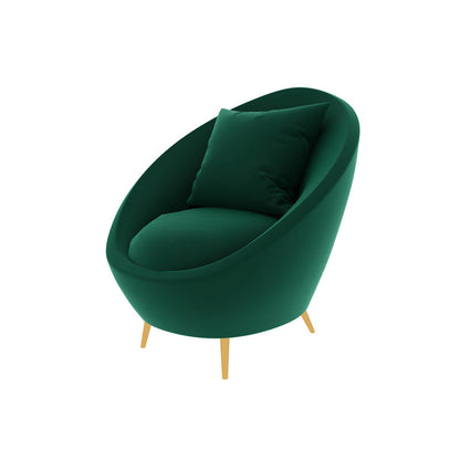 Divano curvo contemporaneo con braccio inclinata e schiena stretta per l'appartamento