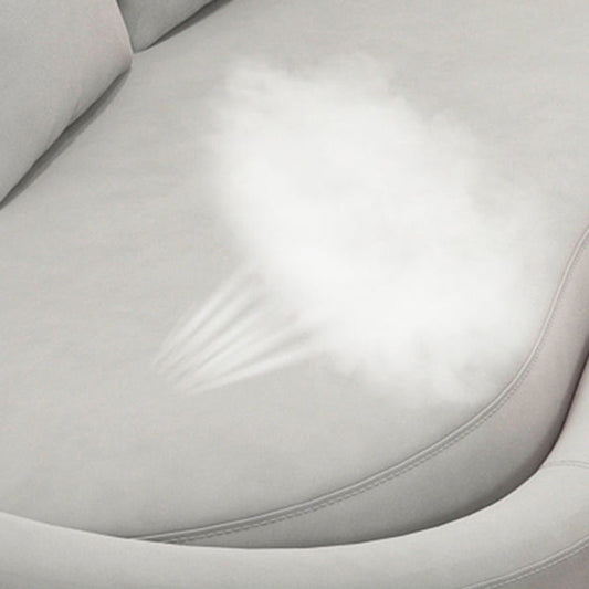 Contemporary Curved Sofa for Apartment 33.46" High Sloped Arm Sofa Clearhalo 'furn' 'furn_sofas' 'Furniture' 'Living Room Furniture' 'Sofa' 'sofas' 5684140