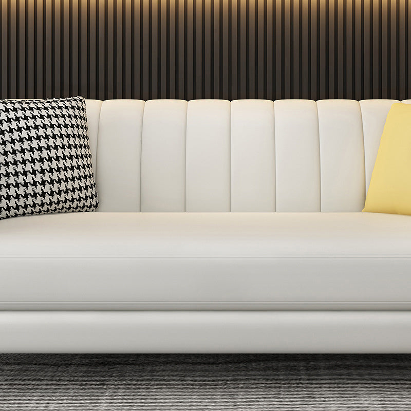 28,34 "Sofa de bras de smoking en faux cuir de large