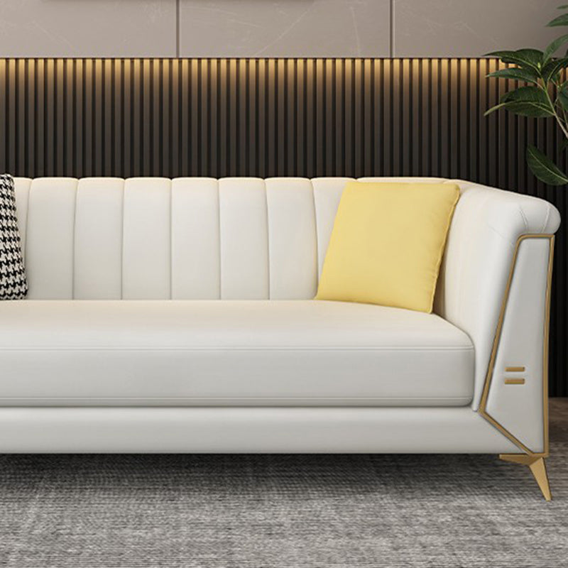 28,34 "Sofa de bras de smoking en faux cuir de large