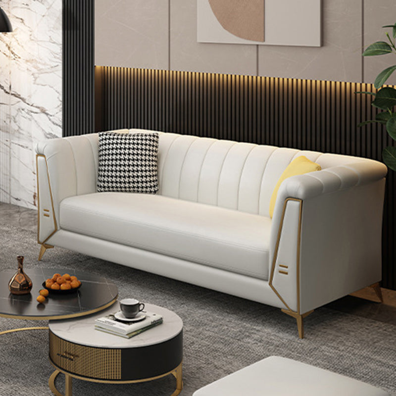 28,34 "Sofa de bras de smoking en faux cuir de large