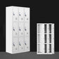 Metal Wardrobe Cabinet Contemporary Hinged Wardrobe Armoire for Bedroom 9 Clearhalo 'Armoires & Wardrobes' 'armoires_wardrobes' 'Bedroom Furniture' 'furn' 'furn_armoires_wardrobes' 'Furniture' 5686002