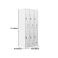 Metal Wardrobe Cabinet Contemporary Hinged Wardrobe Armoire for Bedroom Clearhalo 'Armoires & Wardrobes' 'armoires_wardrobes' 'Bedroom Furniture' 'furn' 'furn_armoires_wardrobes' 'Furniture' 5686017